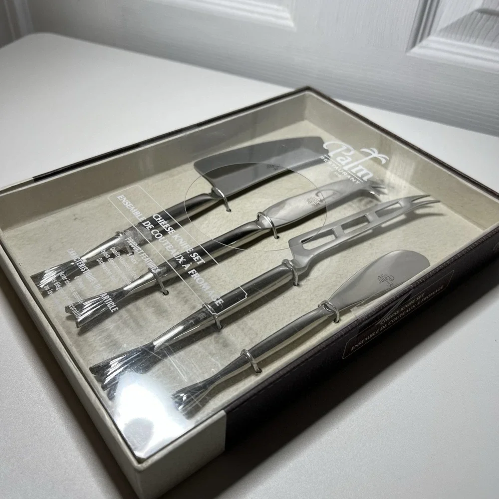 Palm‎ Restaurant Cheese Knife Set- Stainless Steel